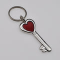 Key To My Heart Keychain Heart on a Key Ring