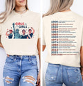 Feminist 4th of July Shirt, Patriotic Women's T-shirt, Liberal American, Girls Will Be Girls Top, Perfect Feminist Gift for Women