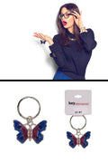 Multi-Colored Butterfly Key Chain KEKC4628