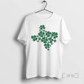 Officials Shamrock Texas Map St Patricks Day 2026 Unisex T-shirt, Sweatshirt, Hoodie, Long Sleeve Tee
