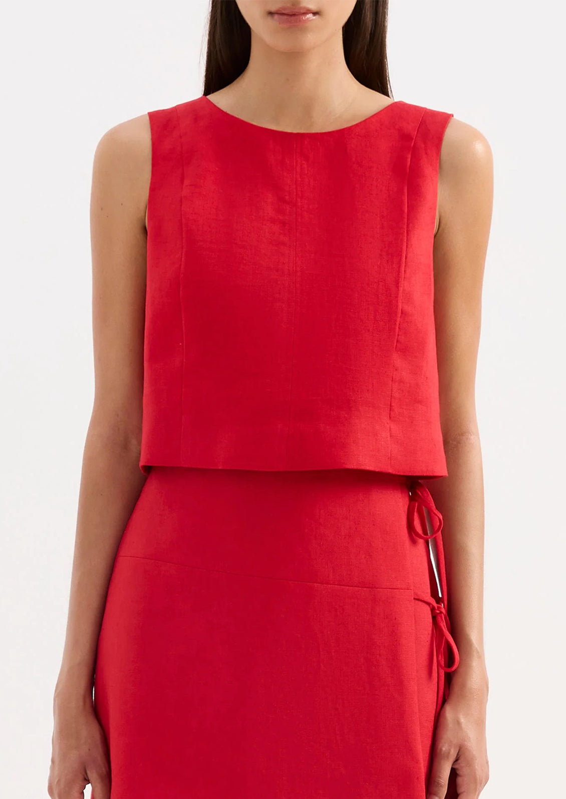 Marli Linen Shift Top