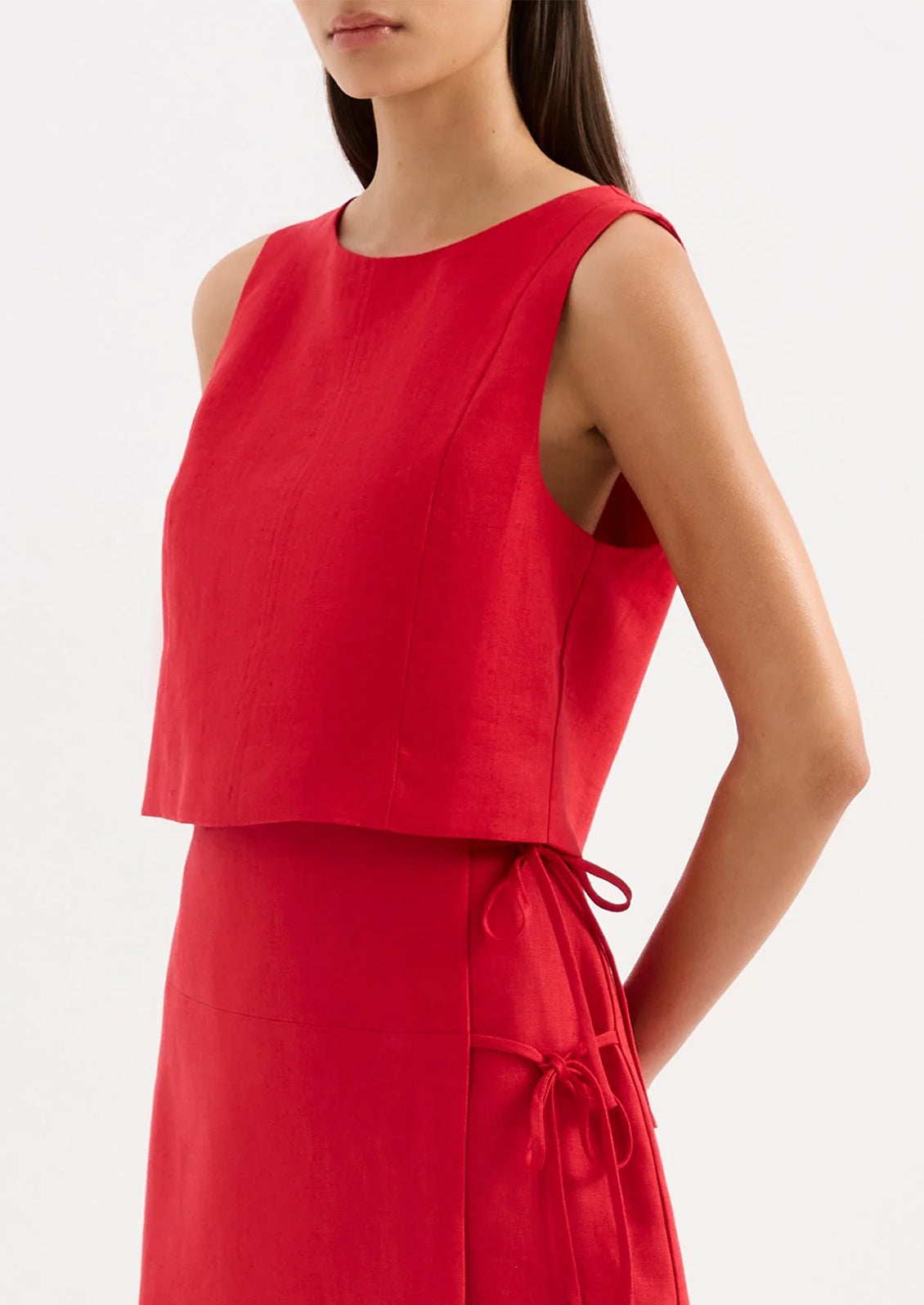 Marli Linen Shift Top
