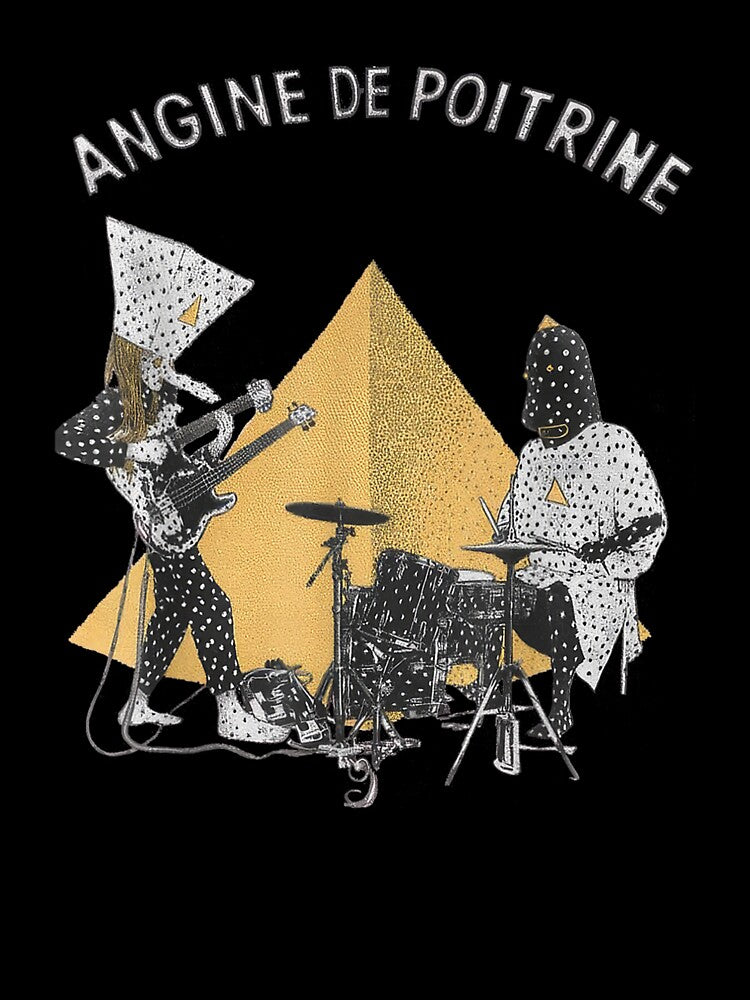 Angine De Poitrine Band Vintage Music by PatrickGabriel Unisex T-shirt, Sweatshirt, Hoodie, Long Sleeve Tee