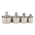 Biscuit Cutters - Rd Rippled, Set of 4