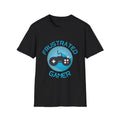 Frustrated Gamer Unisex Softstyle T-Shirt, play, station, gaming, video games Unisex T-shirt, Sweatshirt, Hoodie, Long Sleeve Tee